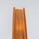 Temde tripod floor lamp in sisal and teak, Switzerland, 1960