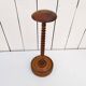 Vintage turned wooden hat rack milliner