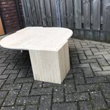 Beige marble coffee table by Roche Bobois, 1970s