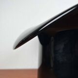 Vintage Italian vase top hat in Murano glass, 1980s.