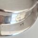 Scallop shell butter dish in silver, scallop shell.
