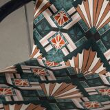 Fauteuil vintage A 320 par Wulf Schneider et Ulrich Boehme pour Thonet des années 1980 en velours d'Eltham Palace (ensemble de 4)