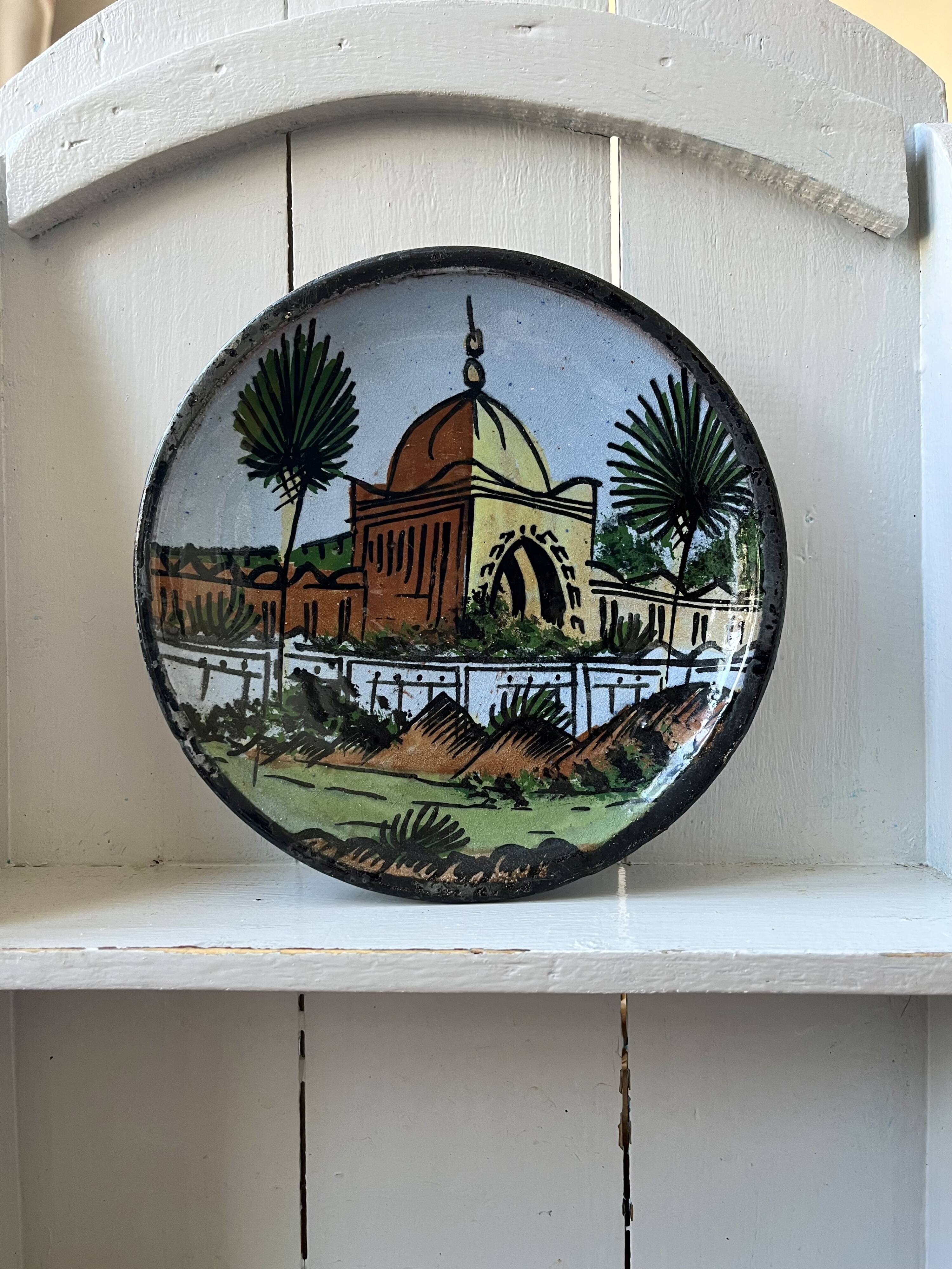 Decorative ceramic plate