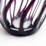 Bohemian crystal vase Johannes Oertel & co Haida