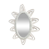 Miroir osier vintage 43x57cm