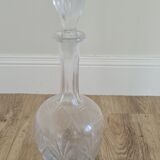 Old glass decanter with stopper
