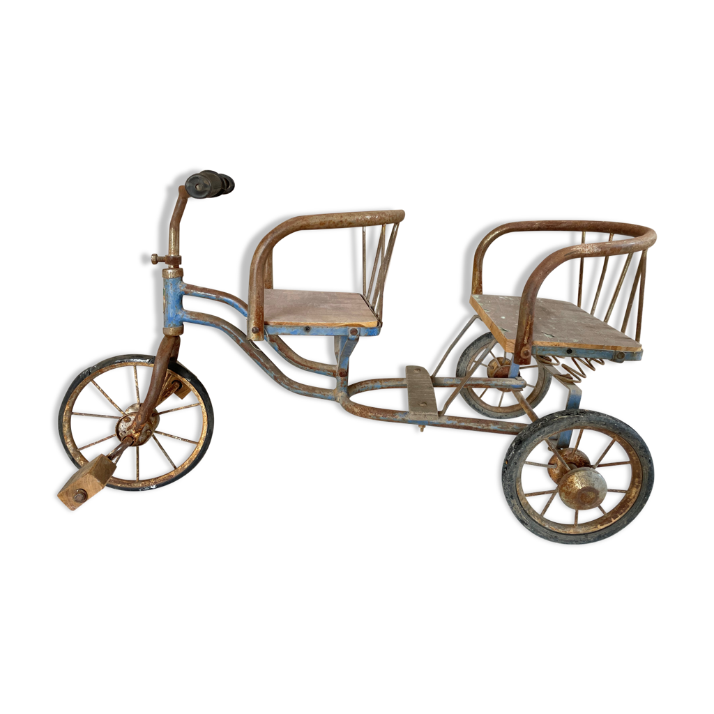 Vintage Two Seater Tricycle Vintage Two-seater Tricycle Selency