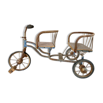 Vintage two-seater tricycle