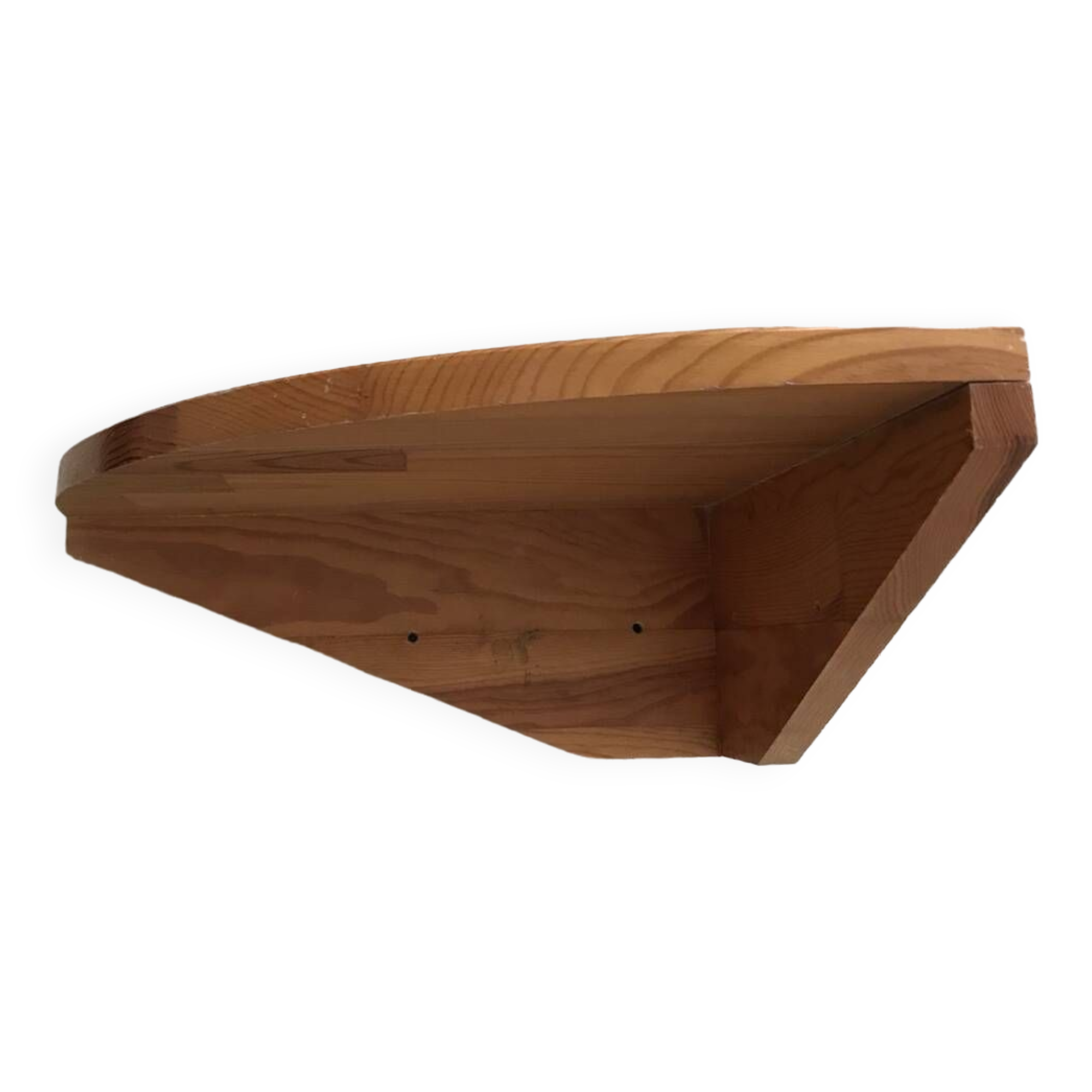 Étagère d’angle en pin à suspendre