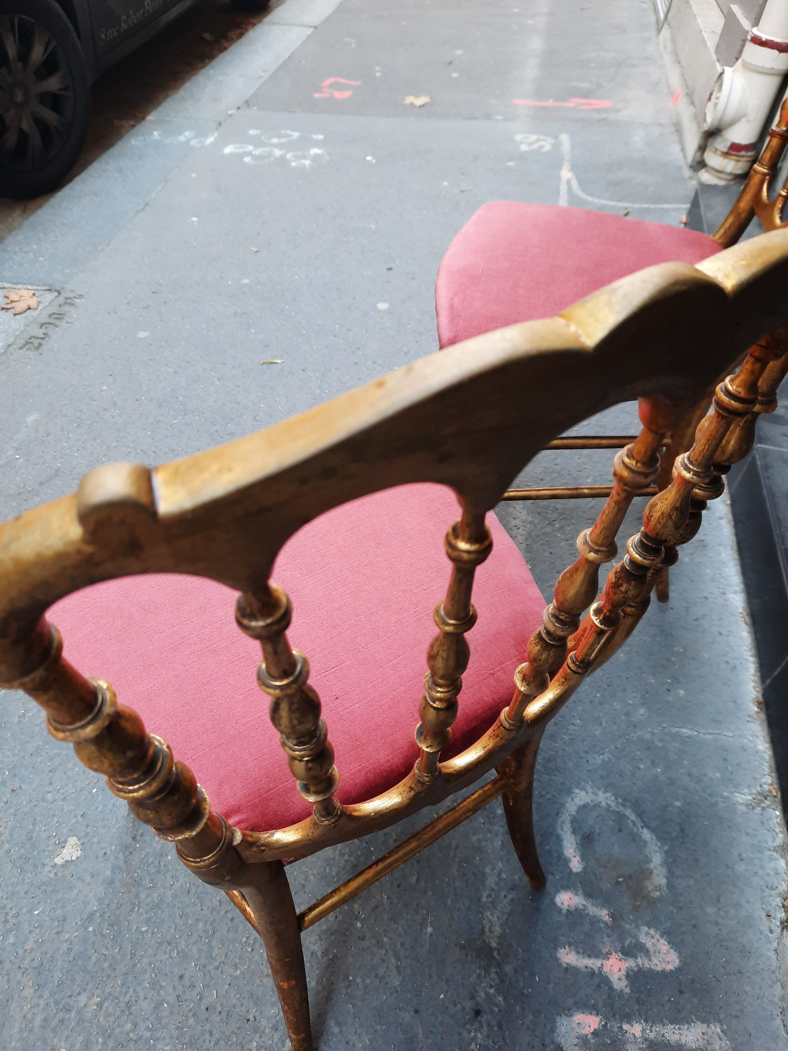 Pair of theatre chairs