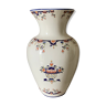 Vase céramique décor fleurs