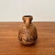 East German pottery vase from the mid-century GDR by Strehla Keramik, 1960s.