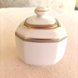 Porcelain creamer and sugar bowl - Elysée model - Jammet et Seignolles