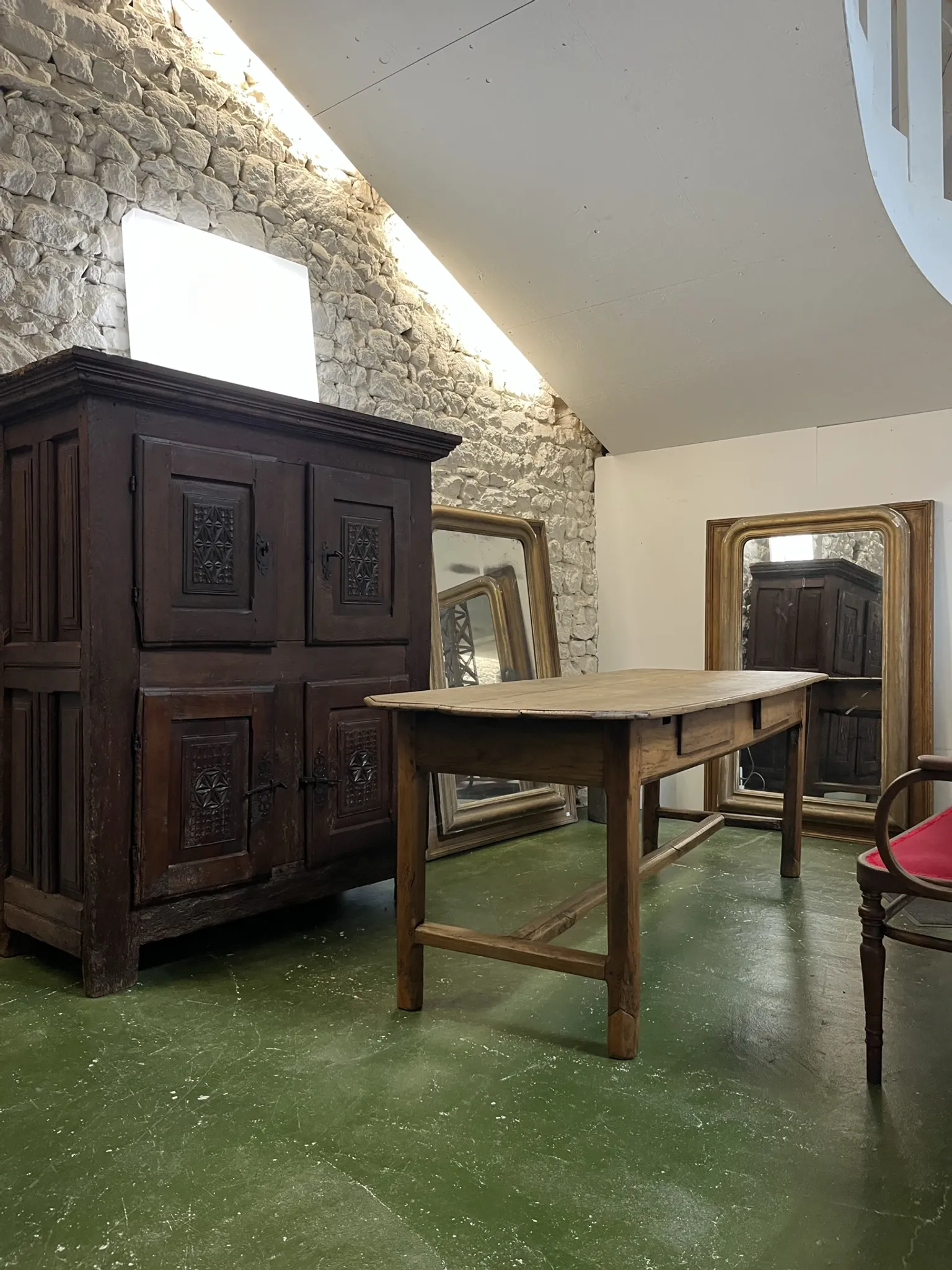 Rustic oak table