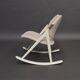 Fauteuil à bascule par Haug pour E. M. OG Trevarefabrikk