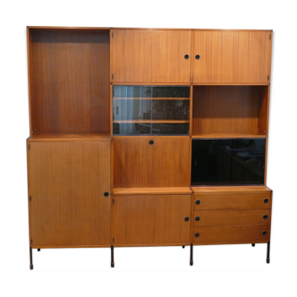 Bibliothèque modulaire ARP Pierre Guariche éditée par Minvielle circa 60