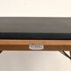 Folding Coffee Table "PLIDEAL" Beech & Black Faux Leather 50s Vintage