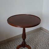 English-style mahogany side table