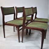Set of four chairs, Denmark, 1970s