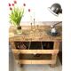 Vintage carpenter's wooden workshop set