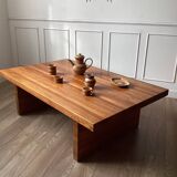 Table basse en bois massif