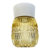 Plafonnier vintage en porcelaine blanche, années 1970