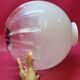 Globe Ball For Pendant Or Floor Lamp Vintage Mazzega Italy 1970 30cm