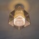 Mid century green glass ceiling light by Carl Fagerlund for orrefors, sweden, 1960s