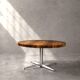 Vintage German Round Rosewood Coffee Table from Ilse Möbel, 1970s