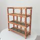 Vintage wall shelf in bamboo and rattan 70s/80s