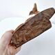 Old antelope bookend in hand carved wood