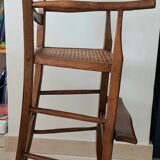 Vintage wooden children's high chair