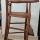 Chaise haute enfant vintage bois