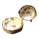 Five Antique Limoges Porcelain Berry Plates: Hand-Painted Gilbert, Gilded