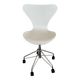 Vintage Desk Chair 3117 by Arne Jacobsen for Fritz Hansen in White