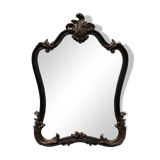 Black and gold baroque mirror