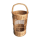 Bottle holders and glasses Wicker