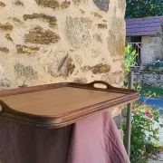Large Art Deco wooden trays 1940 France