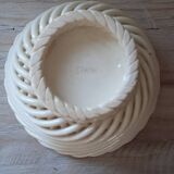Woven ceramic basket
