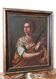 Oil on canvas antique - Saint Agnes - Roman school, 17th century
