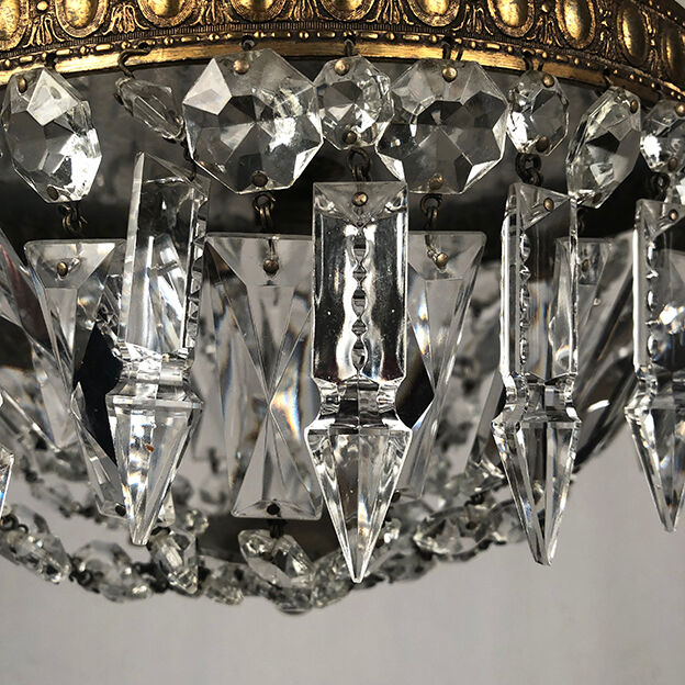 Louis XVI style tassel ceiling lamp