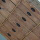 Antique Rustic German Pine Apothecary Cabinet / Bank of Drawers, 1900s