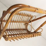 Bamboo magazine rack 1960