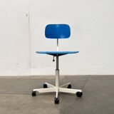 Mid-century Danish architect swivel office chair by Jørgen Rasmussen for Kevi, 1960s.