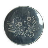 Large stoneware plate from Alsace Vincent Pirard Soufflenheim