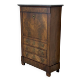19th century mahogany and mahogany veneer secretary