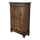 19th century mahogany and mahogany veneer secretary
