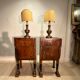 Pair of bedside cabinets