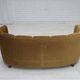 1960s, 2-seater Danish "Banan" sofa, original olive/green furniture velour.