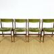 4 chaises danoise en palissandre 1960